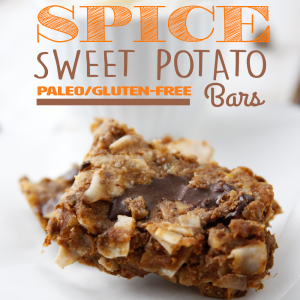 Autumn Spice Sweet Potato Breakfast Bars